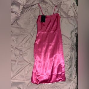 Hot pink fashion nova dress size M